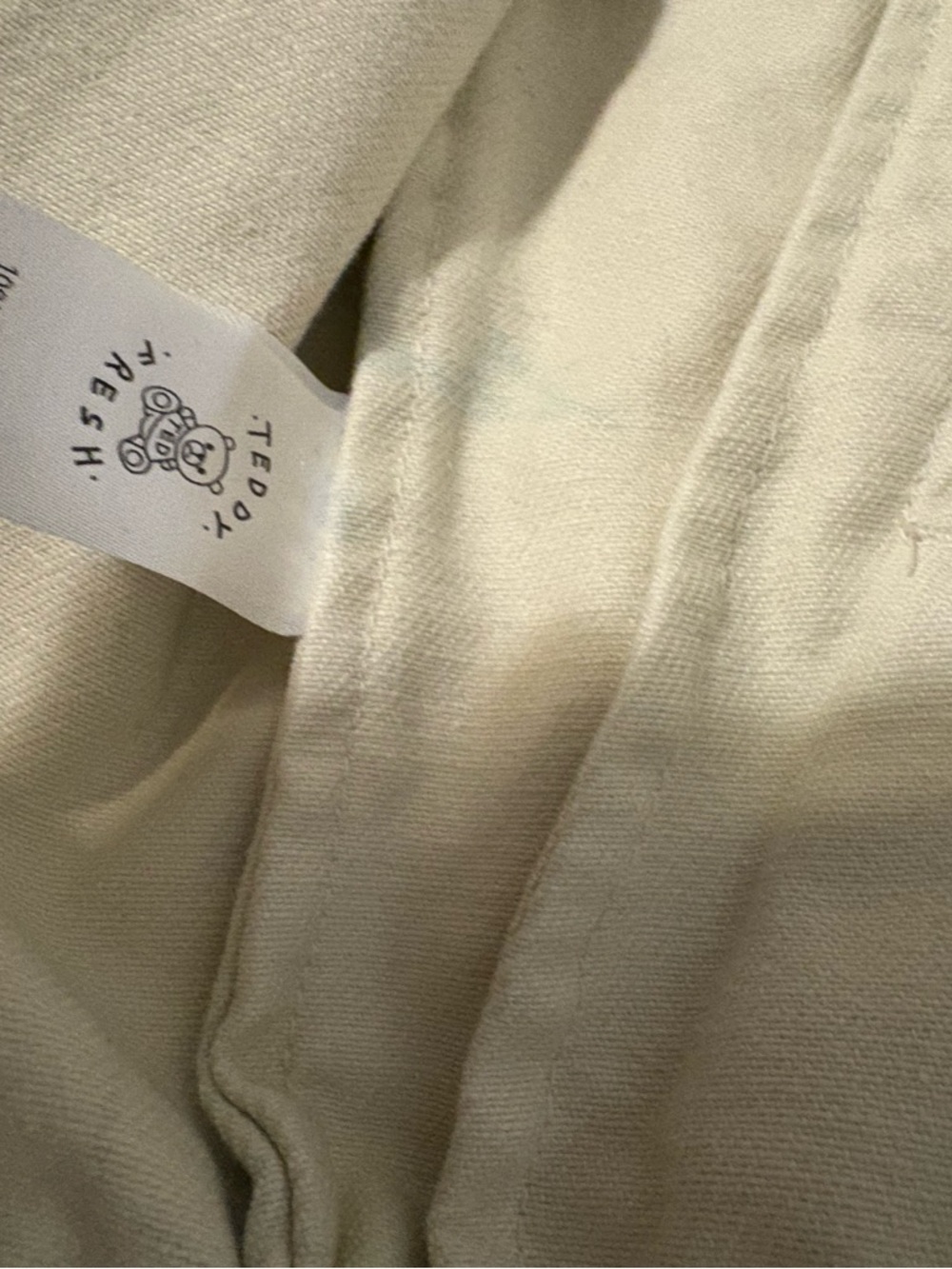 Teddy Fresh Script Jacket - Cream with Multicolor Signatures XL- NEW/NEVER WORN - Picture 9 of 10